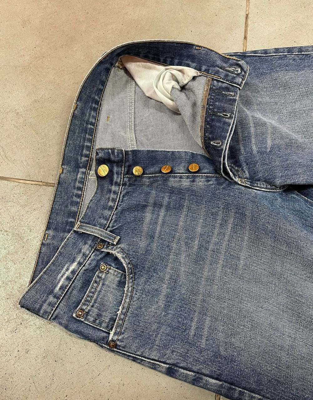 Carhartt Washed Denim Vintage Carhartt Jeans Size US 31 - 9 Thumbnail