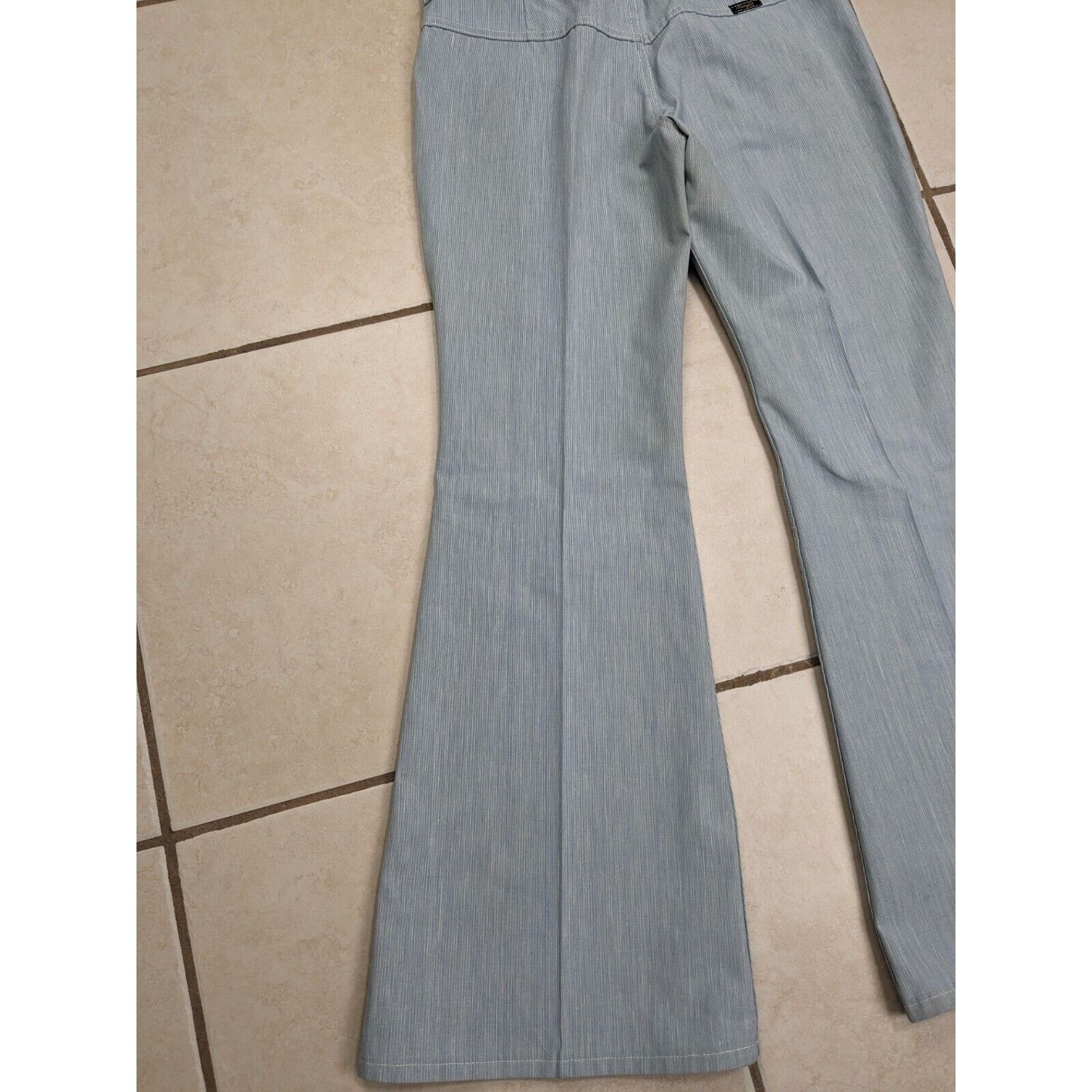 Wrangler Vtg 70s Wrangler Bell Bottom Flare Jeans Juniors 13 Blue USA Size 32" / US 10 / IT 46 - 16 Thumbnail