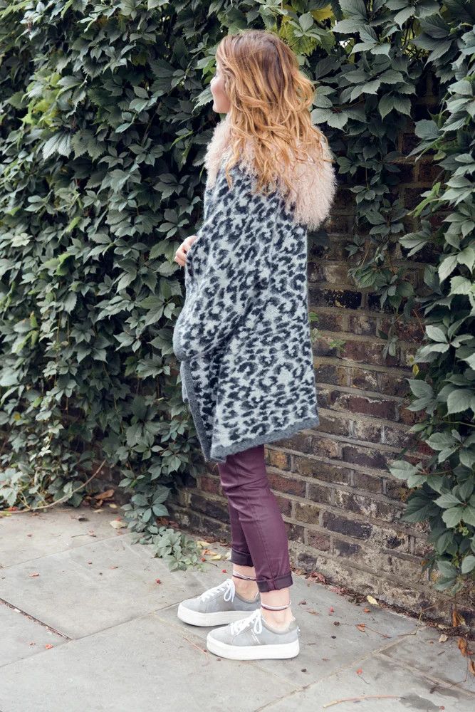 Other Hayley Menzies Leopard Print Elgin Poncho Mohair Size ONE SIZE - 8 Thumbnail