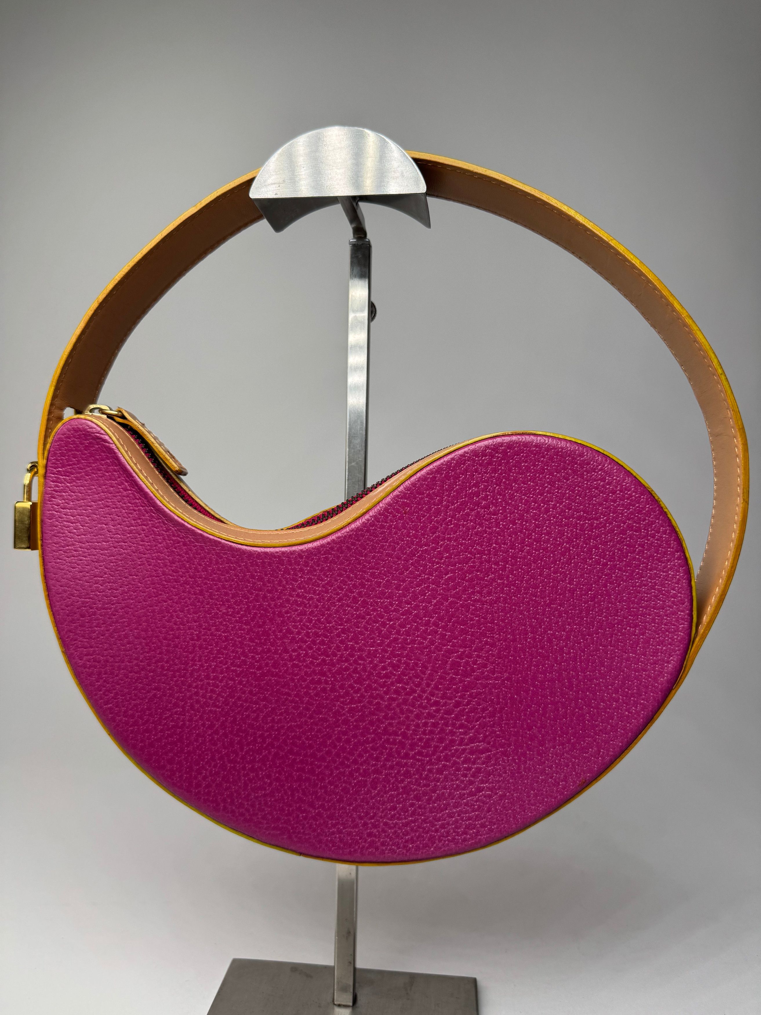 Etro Vintage Abstract Handbag Purple Brown Size ONE SIZE - 1 Thumbnail