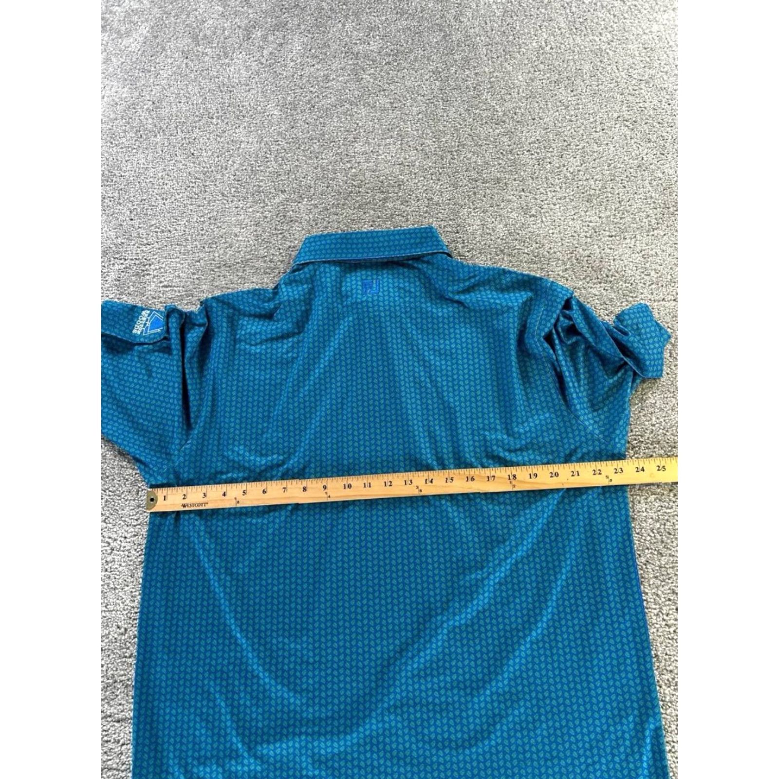 Footjoy FootJoy Polo Shirt Mens Large Blue Green Golf Logo Shirt Size US L / EU 52-54 / 3 - 7 Thumbnail