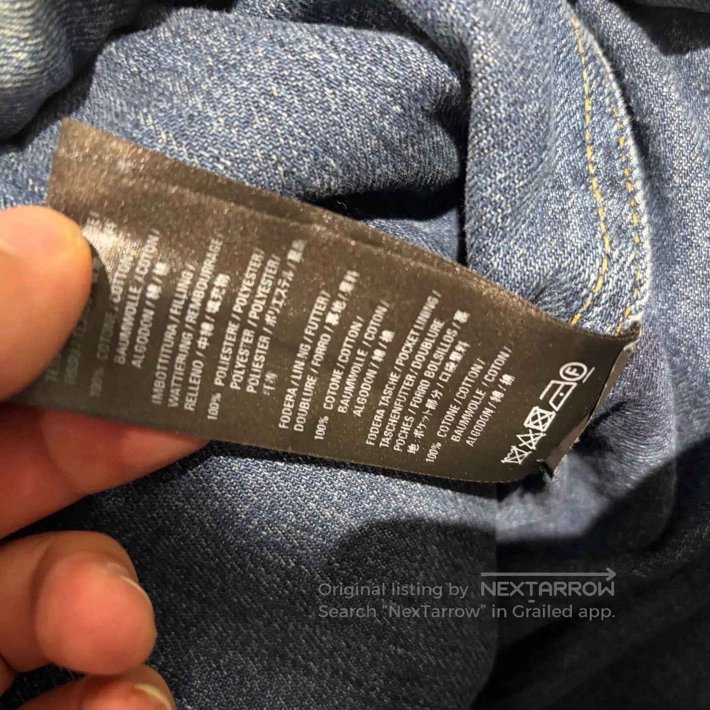 Balenciaga Balenciaga FW22 Denim Jacket. Size XS / US 0-2 / IT 36-38 - 5 Thumbnail
