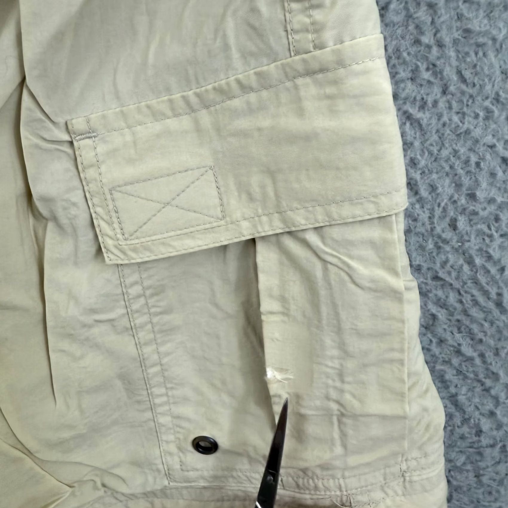 Vintage REI CoOp Pants Womens Medium Convertible Zip Off Hiking Cargo Outdoor Loose Size 32" / US 10 / IT 46 - 4 Thumbnail