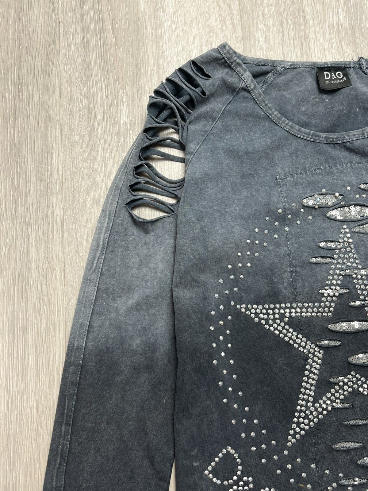 Dolce & Gabbana Dolce Gabbana vintage avant-garde y2k long sleeve Size L / US 10 / IT 46 - 3 Thumbnail