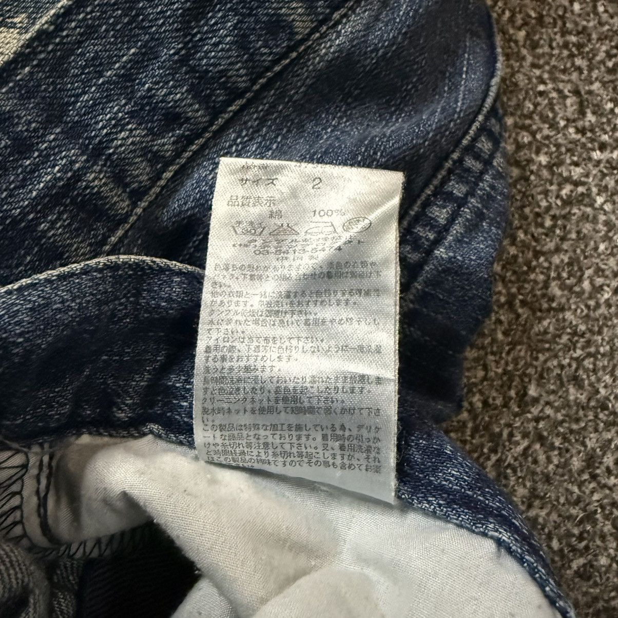 Fashion Victim Archive Wideleg Paint Exhibitionist Distressed y2k Denim Size US 31 - 10 Thumbnail
