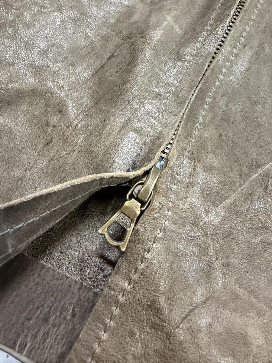 Isaac Sellam Experience FW2025 Isaac Sellam Anatomique Crasse Pouille Grey Leather Jacket Size US M / EU 48-50 / 2 - 9 Thumbnail