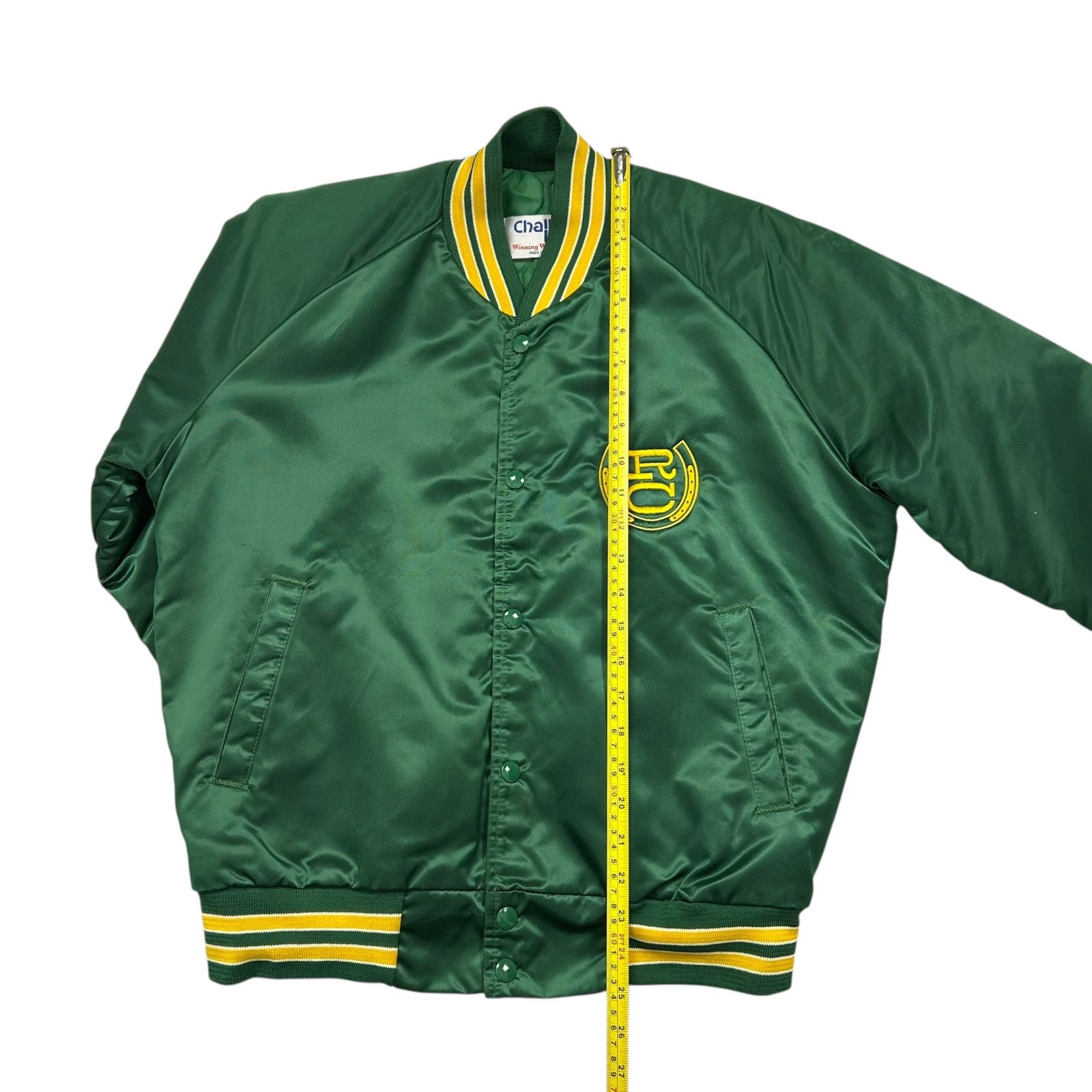 Chalk Line VTG 90s RAW HIDE CALIFORNIA SATIN JACKET SPELL OUT SIZE M Size US M / EU 48-50 / 2 - 8 Thumbnail