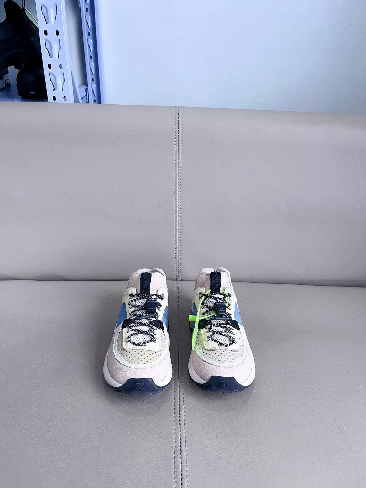 Chanel Chanel Beige Sneakers Size 35.5 Size US 4.5 / IT 34.5 - 1 Thumbnail