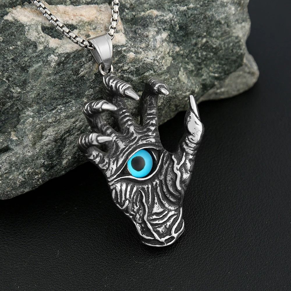 Vintage Demon Hand Claw Pendant Necklace Size ONE SIZE - 5 Thumbnail