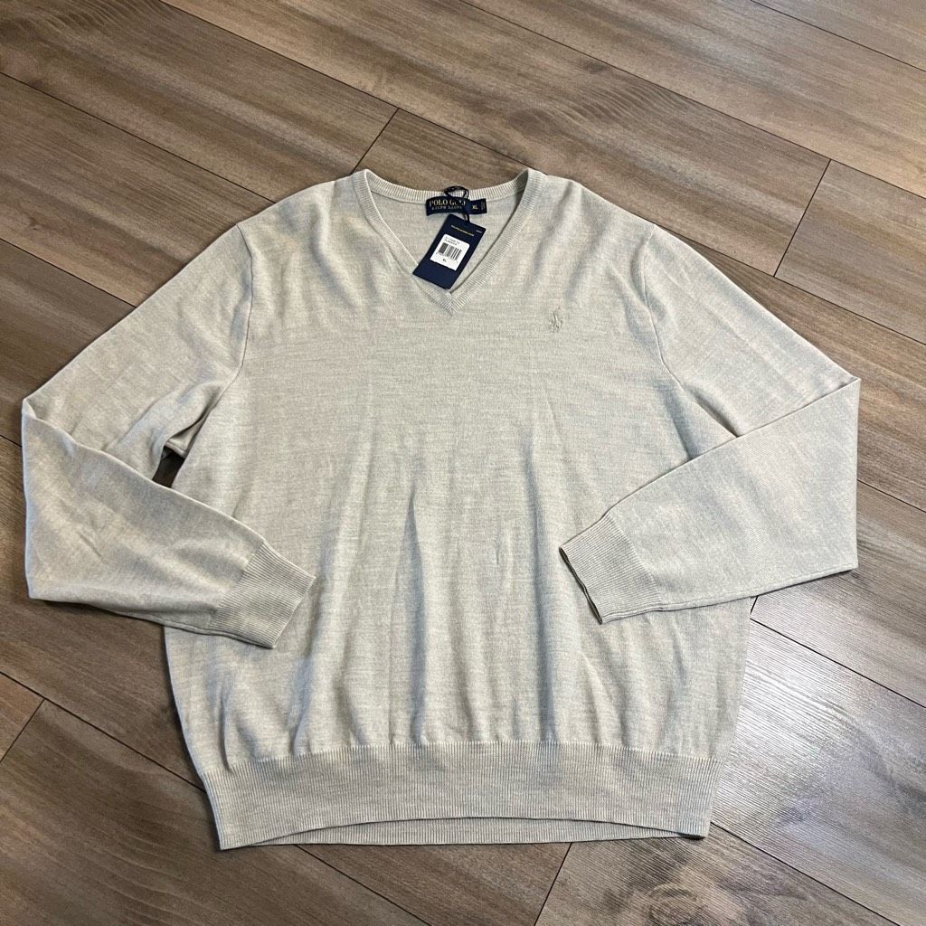Polo Ralph Lauren Polo Ralph Lauren Golf Tan Pullover Sweater Men XL Size US XL / EU 56 / 4 - 1 Thumbnail