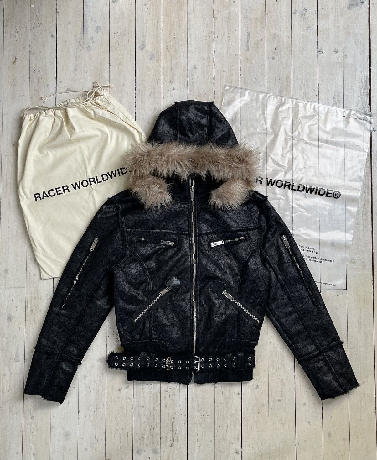 Racer Worldwide × Streetwear Racer Worldwide Sheepskin