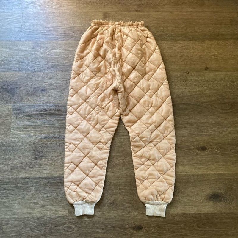 Vintage Vintage Peach Quilted Pants Size US S / EU 44-46 / 1 - 5 Thumbnail