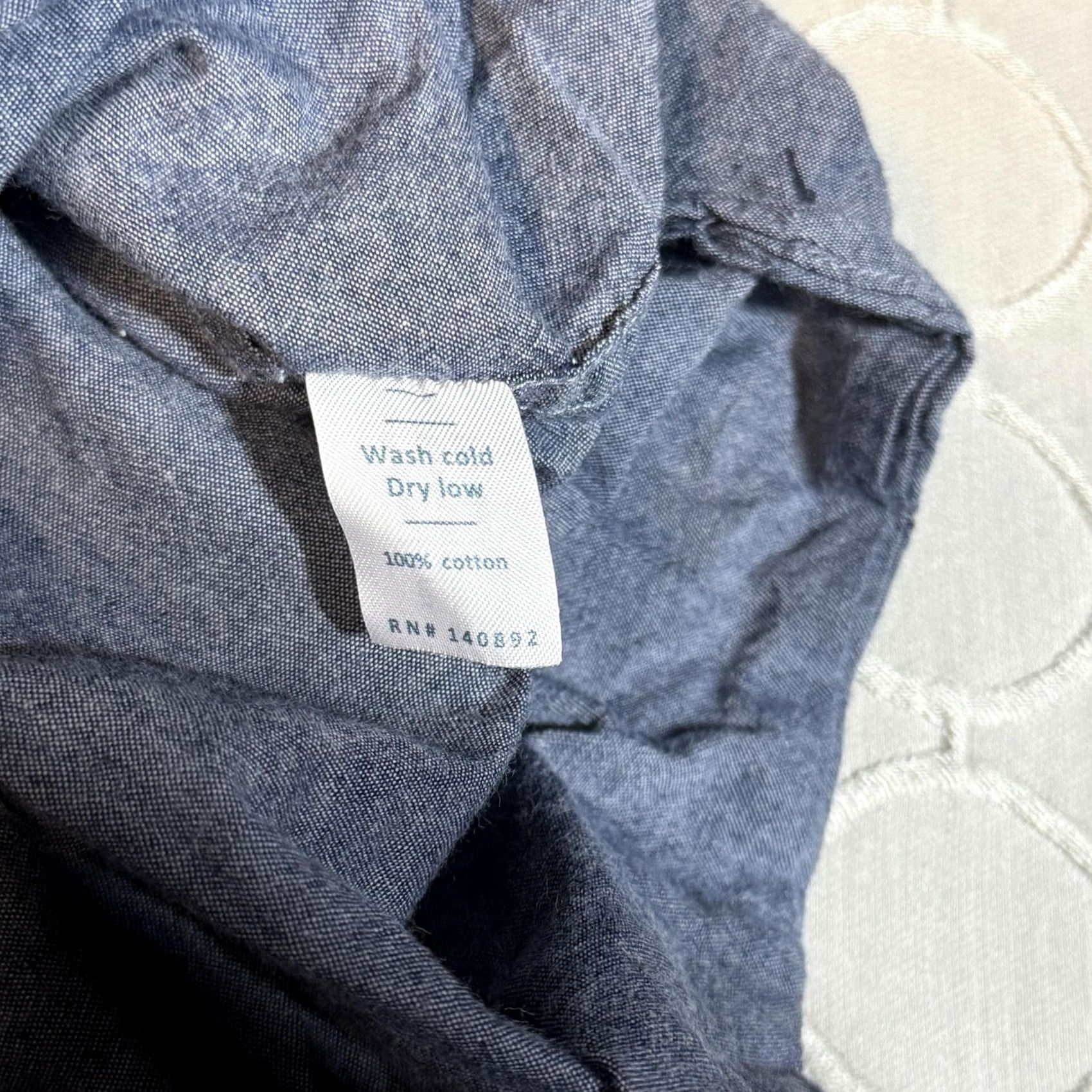 Marine Layer Marine Layer Shirt Mens M Blue Short Sleeve Button-Up Pocket Casual Birds Size US M / EU 48-50 / 2 - 6 Thumbnail