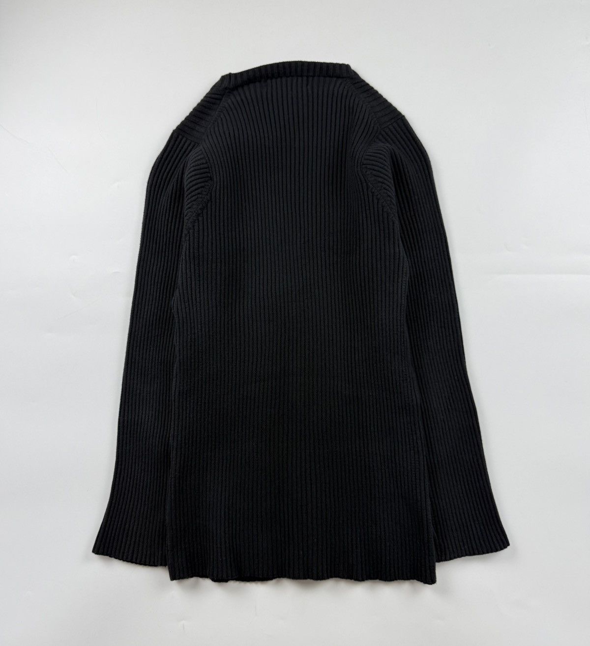Yohji Yamamoto Yohji Yamamoto Pour Homme S/S’95 Ribbed Fitted Long Sleeve Size US M / EU 48-50 / 2 - 2 Thumbnail