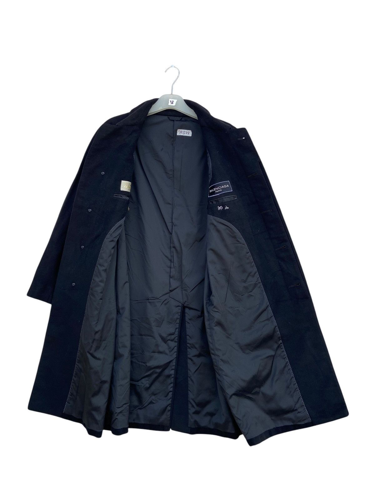 Balenciaga × Vintage Vintage Balenciaga Cashmere Overcoat Size US M / EU 48-50 / 2 - 3 Thumbnail