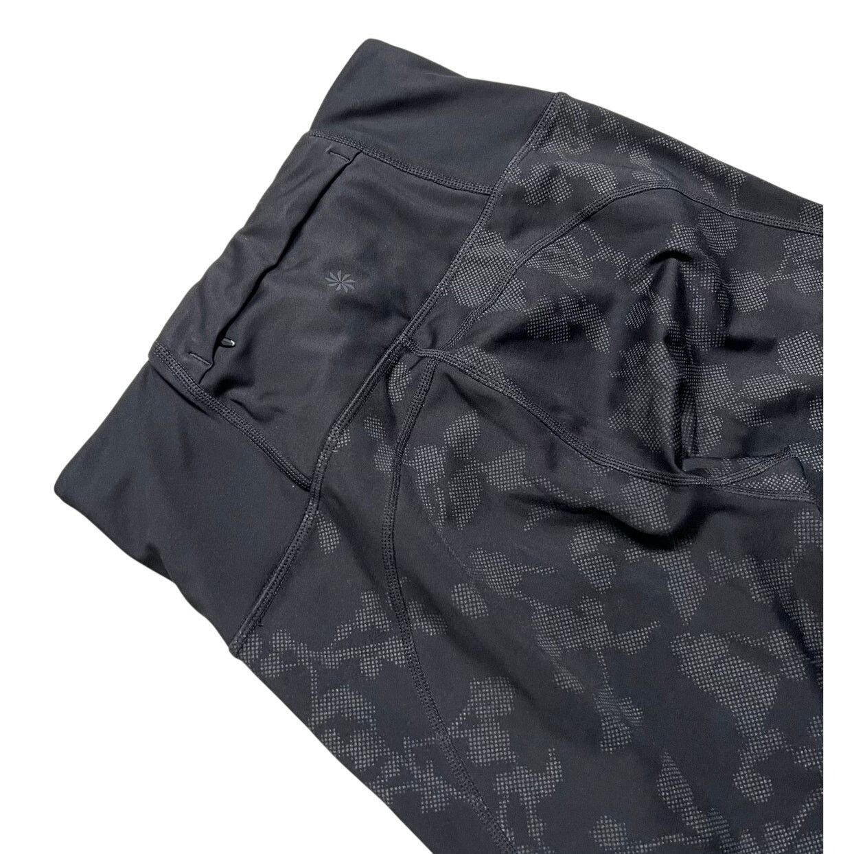 Athleta Athleta Women’s Gray Floral Mesh Panel Athletic Leggings - S Size 26" / US 2 / IT 38 - 3 Thumbnail
