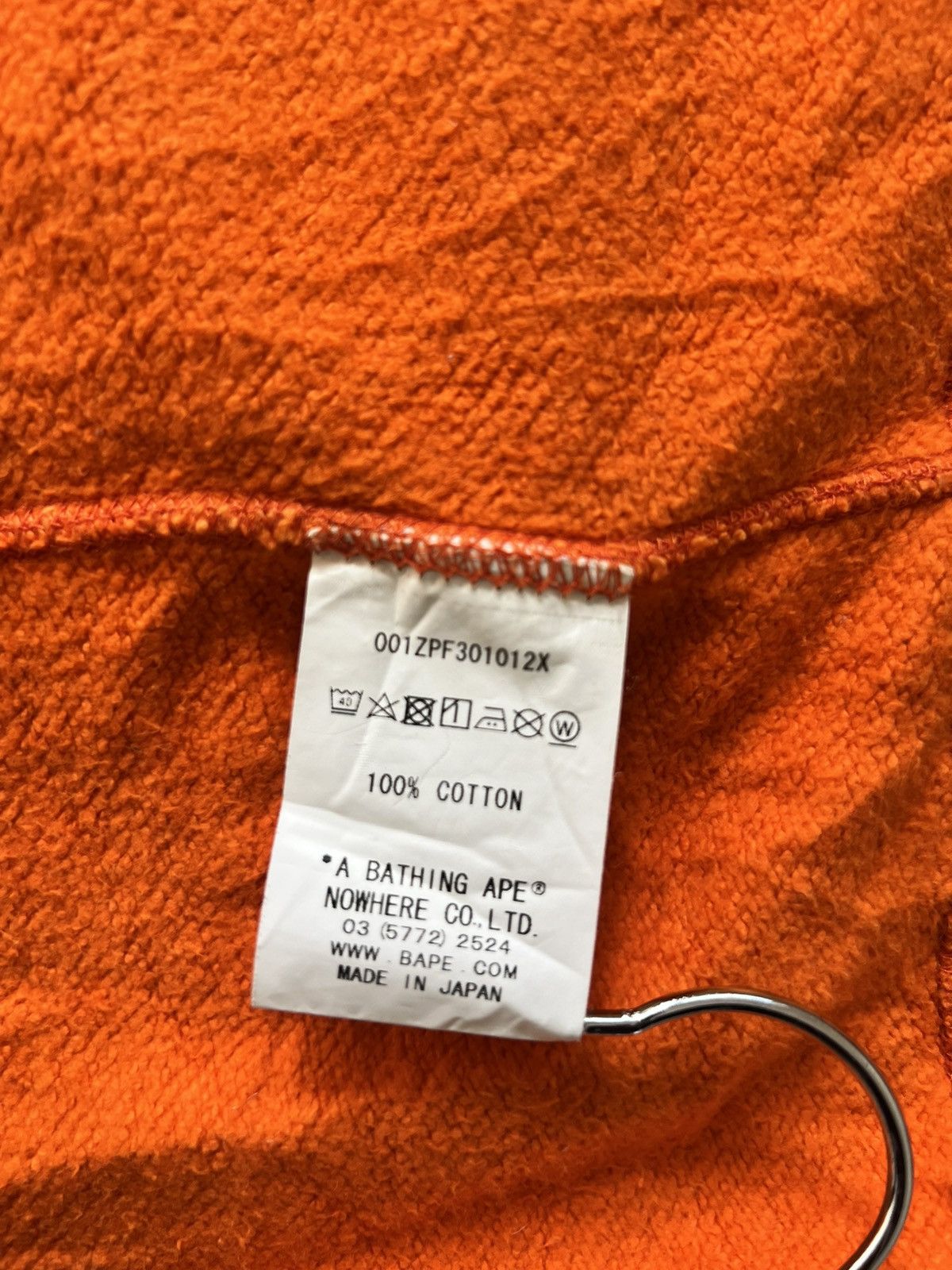 Bape BAPE SHARK FULL ZIP ORANGE CAMO HOODIE Size US L / EU 52-54 / 3 - 12 Thumbnail