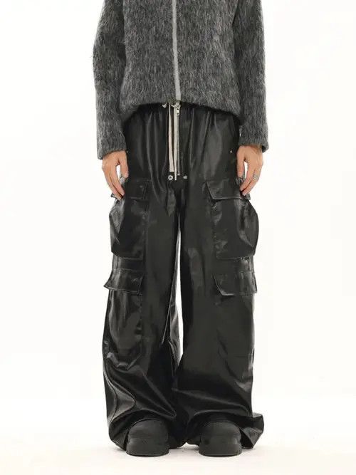 Jean Baggy Leather Jeans Size US 28 / EU 44 - 7 Thumbnail