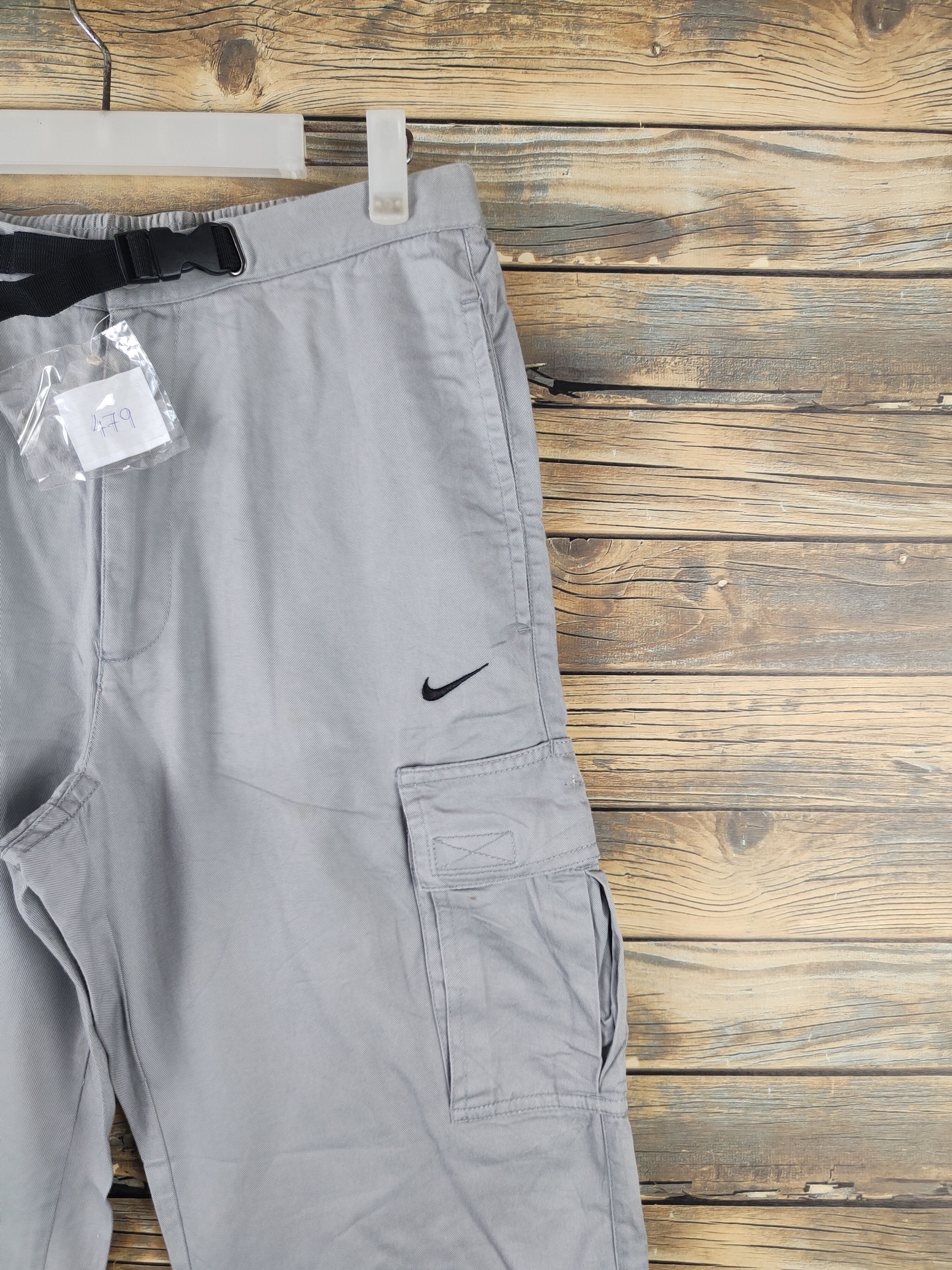 Nike DL Nike Gray Multipocket Tactical Cargo Pants #479 Size US 30 / EU 46 - 6 Thumbnail