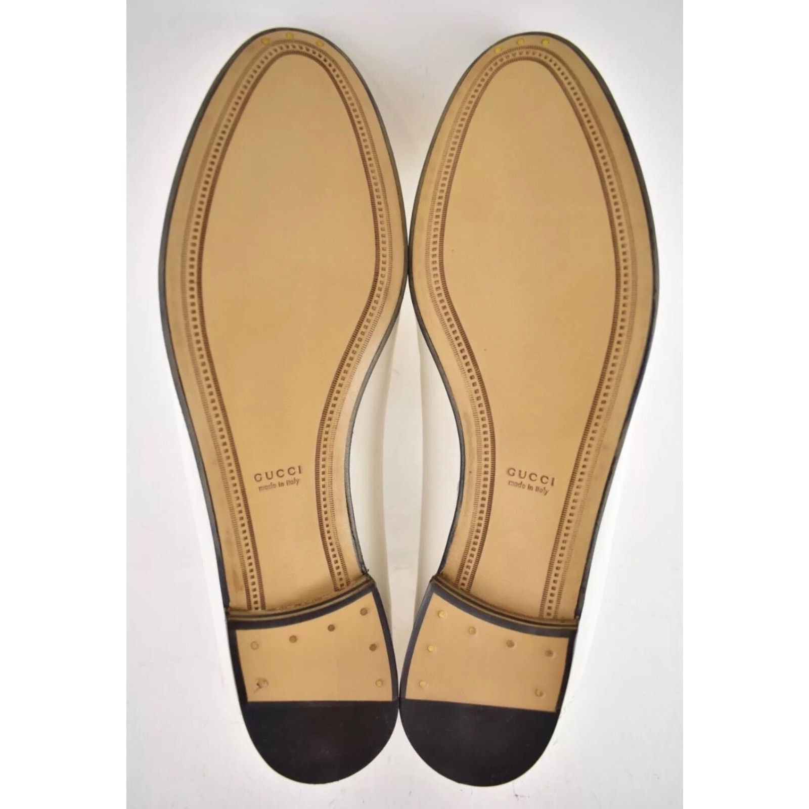 Gucci Gucci Brixton Collapsible Mystic White Leather Horsebit Size US 11.5 / IT 41.5 - 16 Thumbnail