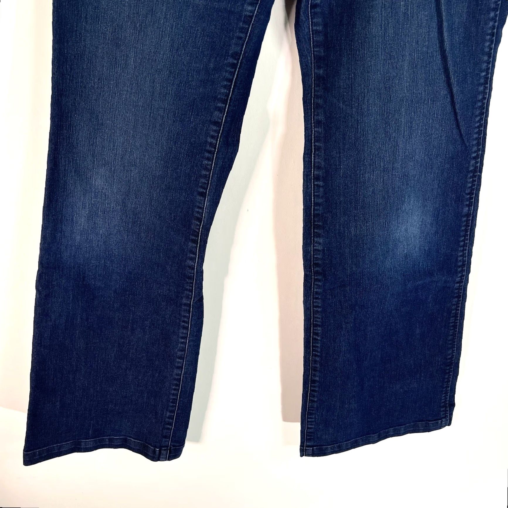 Loft LOFT VTG Denim Jeans Flared 32X33 Blue Stretch 6 Petite Womens Modern 90s Bohemian City Denim Size 28" / US 6 / IT 42 - 4 Thumbnail