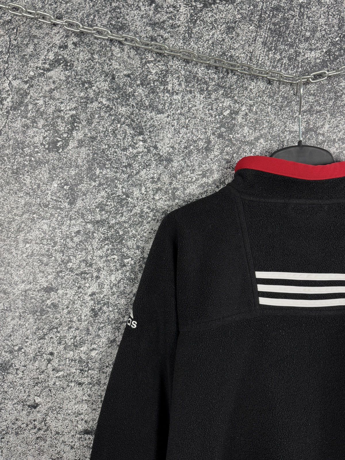 Adidas Adidas Vintage Fleece 1/4 Zip Jacket Retro Style 90s Size L Size US L / EU 52-54 / 3 - 16 Thumbnail
