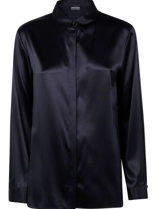 Emporio Armani EMPORIO ARMANI Women Shirts 8N2C39 2NXXZ0926 Blue Size XS / US 0-2 / IT 36-38 - 1 Thumbnail