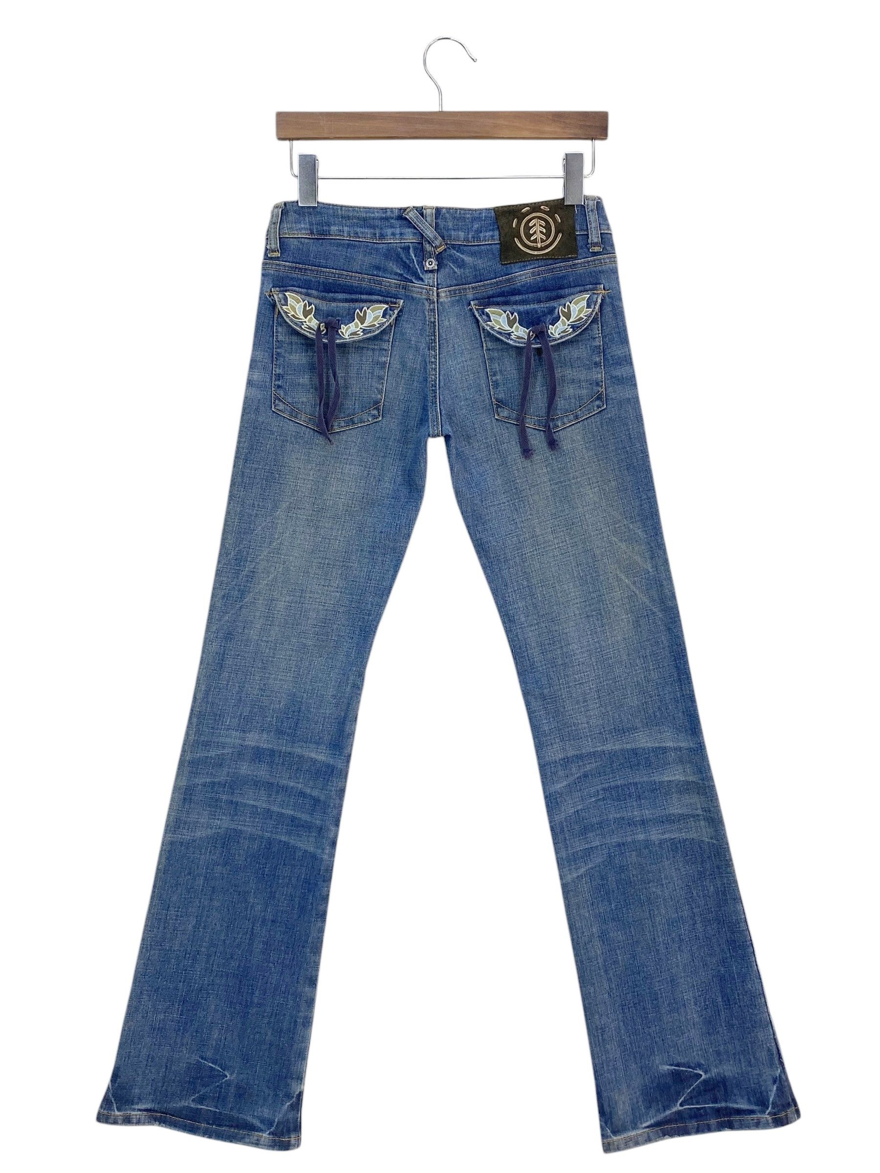 Other Element Bootcut Jeans Beads Stud Embellished Flare Pants Size 27" / US 4 / IT 40 - 2 Thumbnail