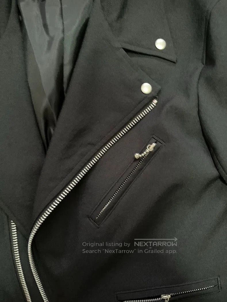 Yohji Yamamoto Yohji Yamamoto SYTE Black Biker Jacket . Size US L / EU 52-54 / 3 - 3 Thumbnail