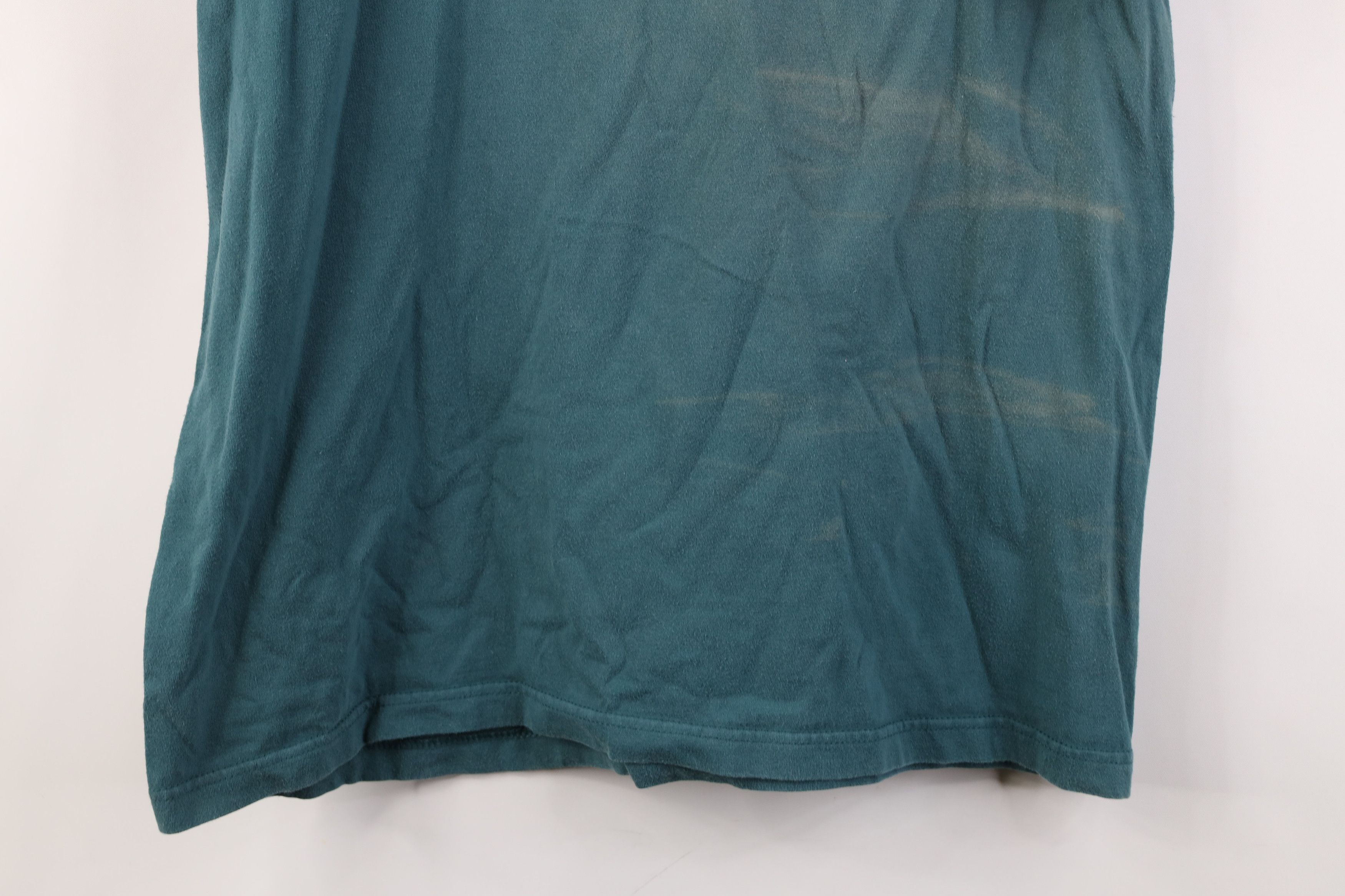 Nike Vintage Nike Travis Scott Mini Swoosh T-Shirt Teal Size US M / EU 48-50 / 2 - 15 Thumbnail