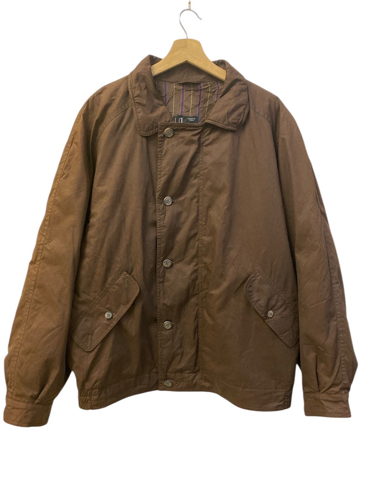 Alfred Dunhill × Designer × Vintage Vintage Dunhill Bomber Jacket Made in Italy Size US L / EU 52-54 / 3 - 1 Thumbnail