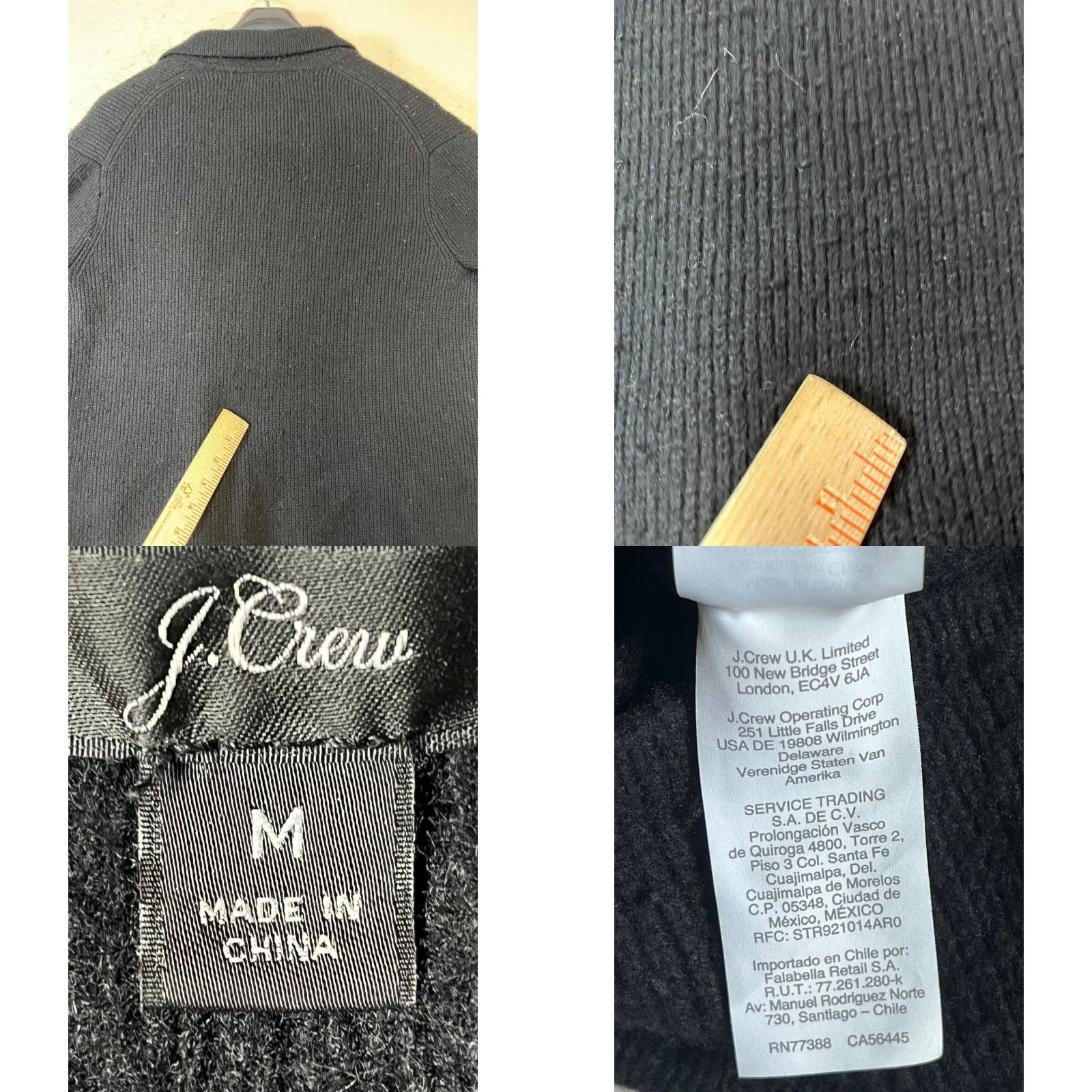 J.Crew J.CREW Blazer Women Merino Wool Blend Double Breasted Knit Size M Black Long Sleeve Button Lined Classic Preppy Workwear Mens? No, Womens. Size M / US 6-8 / IT 42-44 - 8 Thumbnail