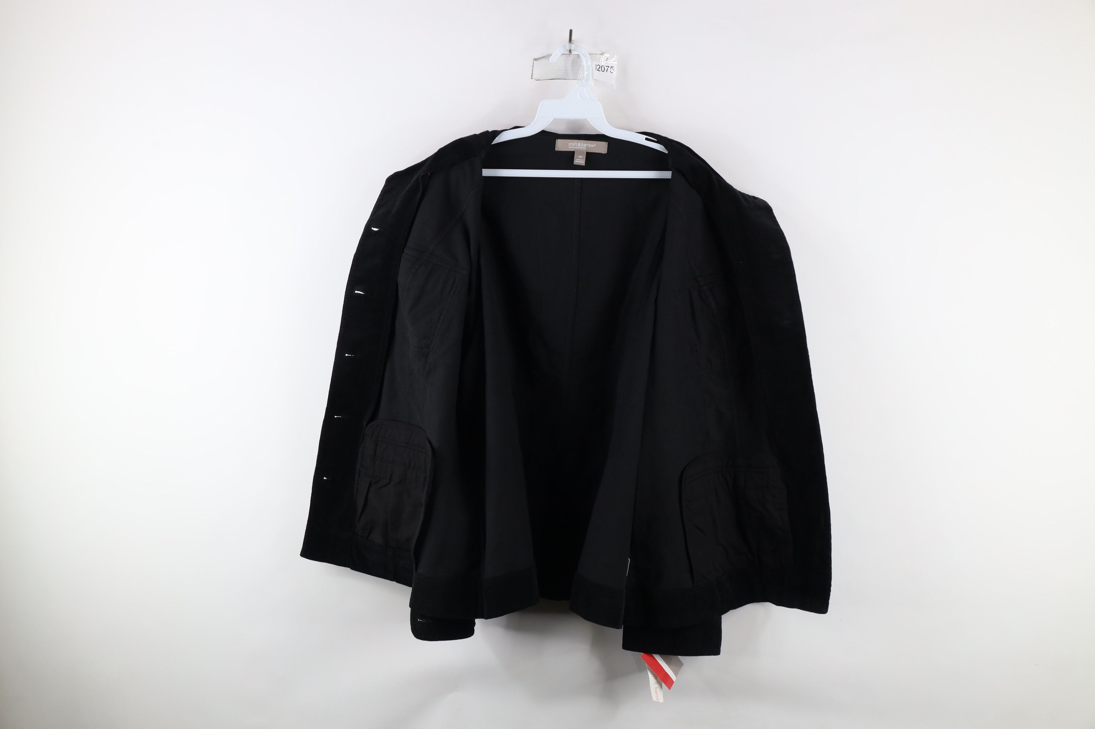 Vintage Vintage Y2K Streetwear Corduroy Full Button Jacket Black Size XXL / US 16-18 / IT 52-54 - 8 Thumbnail