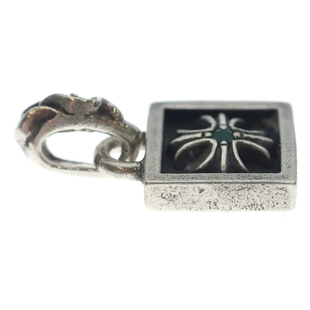 Chrome Hearts Chrome Hearts Emerald Framed Cross pendant Necklace charm Size ONE SIZE - 4 Thumbnail