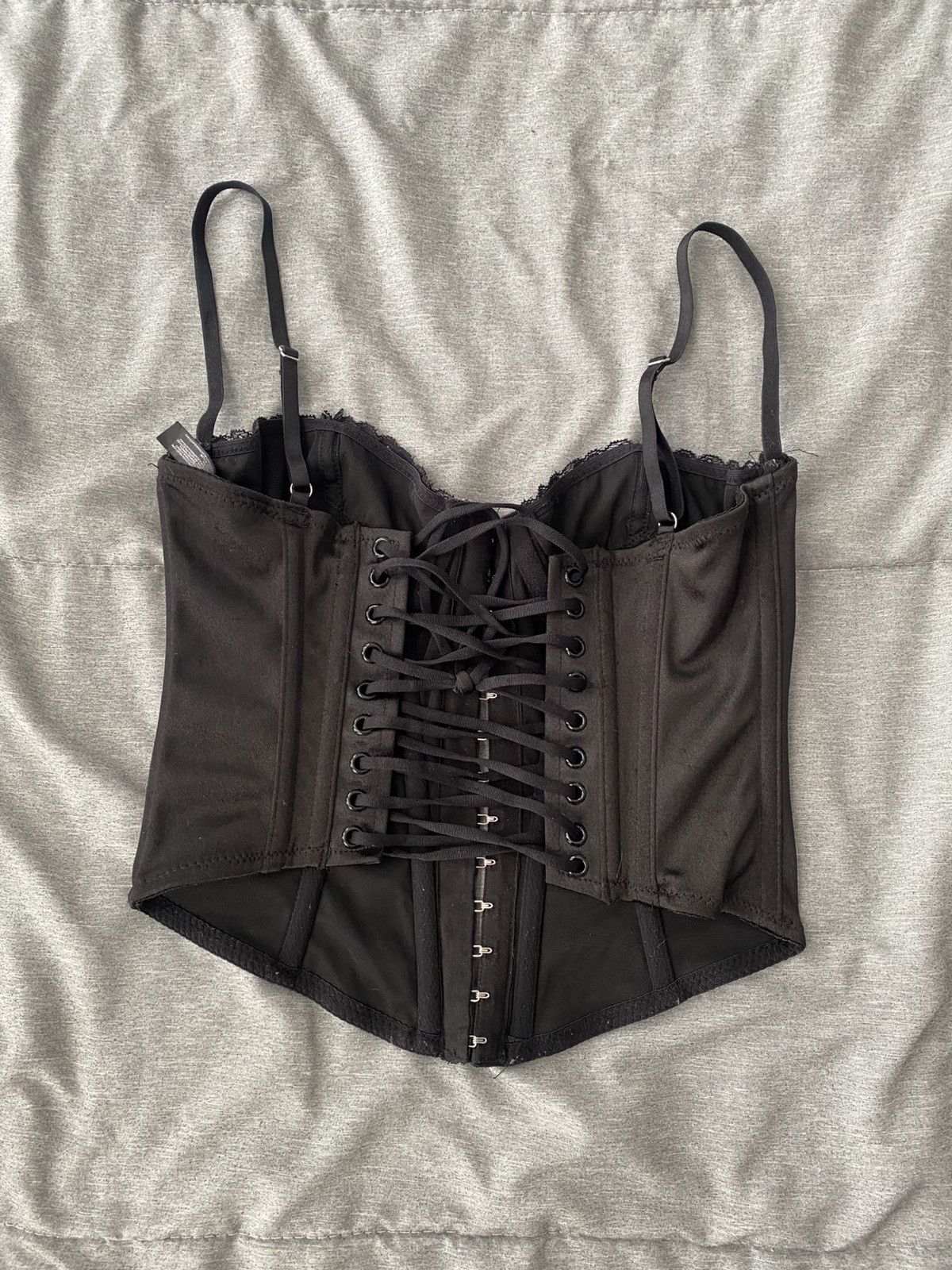 Urban Outfitters Out from Under Lucy Lace Trim Corset Top Size S / US 4 / IT 40 - 7 Thumbnail