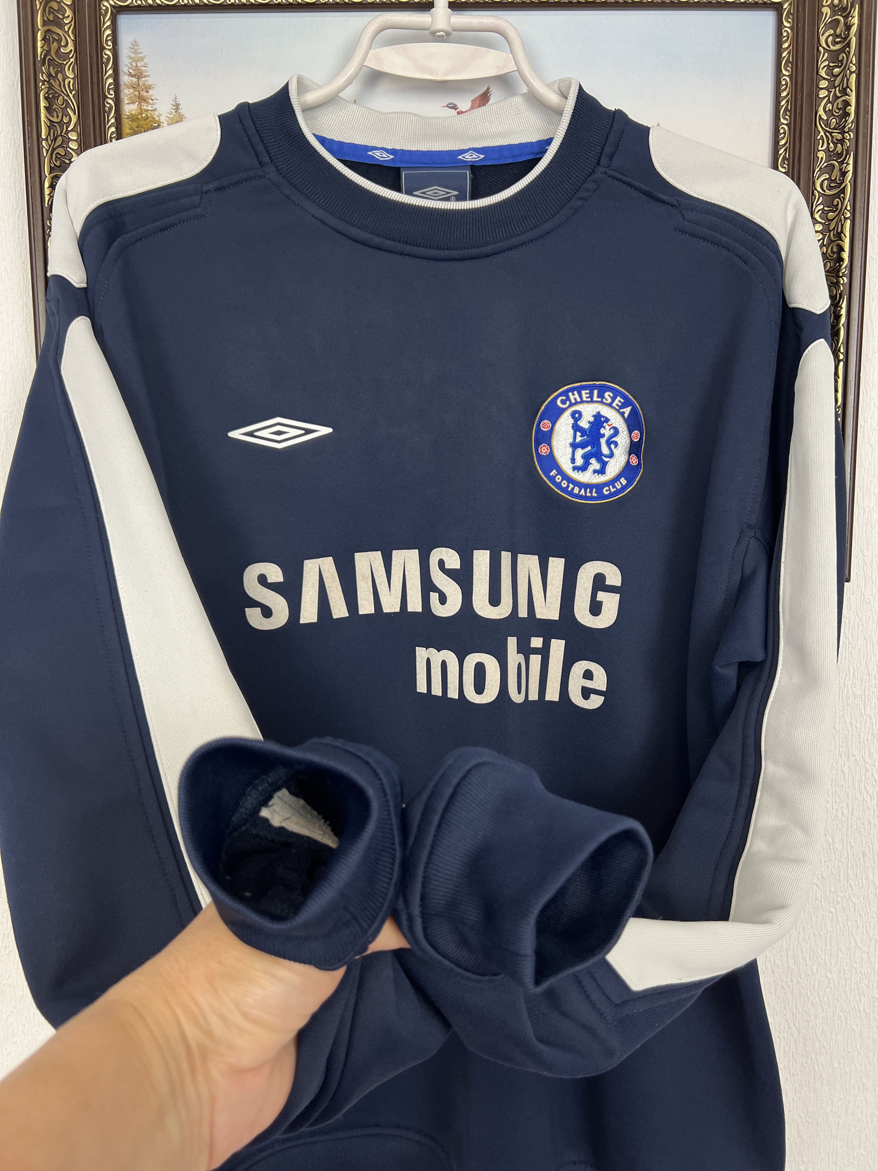 Umbro Vintage Adidas Chelsea Football Sweatshirt Soccer Track Top Size US M / EU 48-50 / 2 - 5 Thumbnail