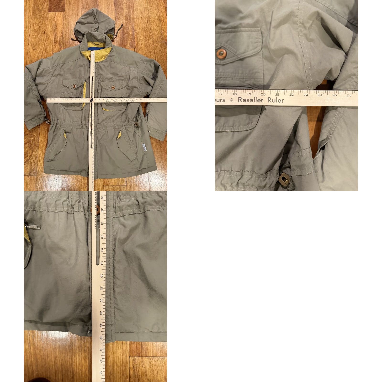 Vintage Schoffel Quintessenz Gore-Tex Jacket Windbreaker Polyamide Size 54 Men Gray Regular Zip Pockets Logo Windproof 90s Nature Vintage Size US L / EU 52-54 / 3 - 10 Thumbnail