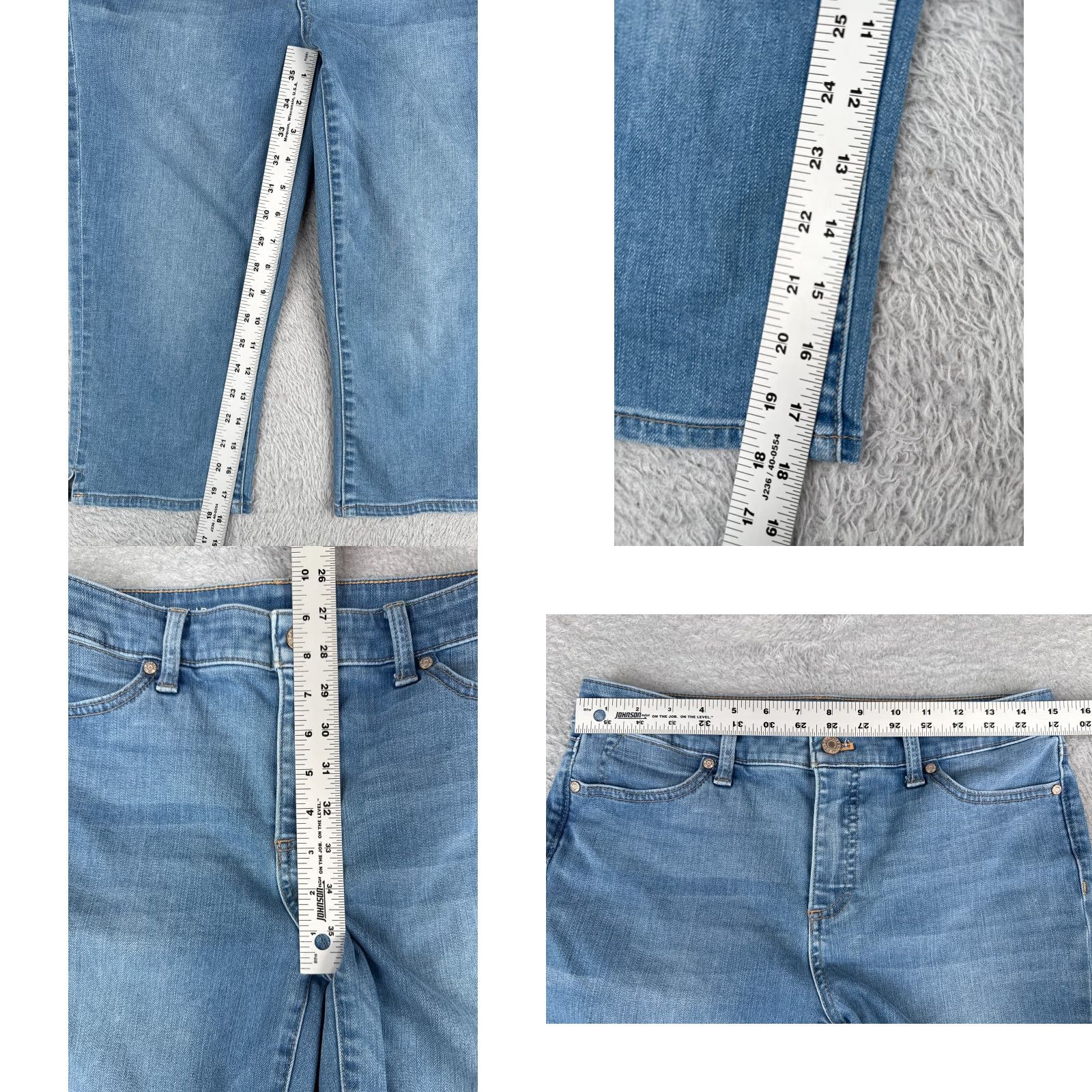 Talbots Talbots Jeans Women 8 Capris Denim Mid Rise Blue Cotton Blend 30x18 5-Pocket Design Womens Size 30" / US 8 / IT 44 - 8 Thumbnail