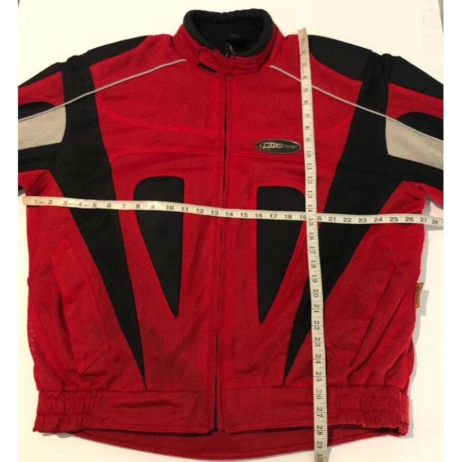 West Coast Choppers NITRO RACING Motorcycle Jacket 2XL Men Armor Mesh Reflective Size US XXL / EU 58 / 5 - 5 Thumbnail
