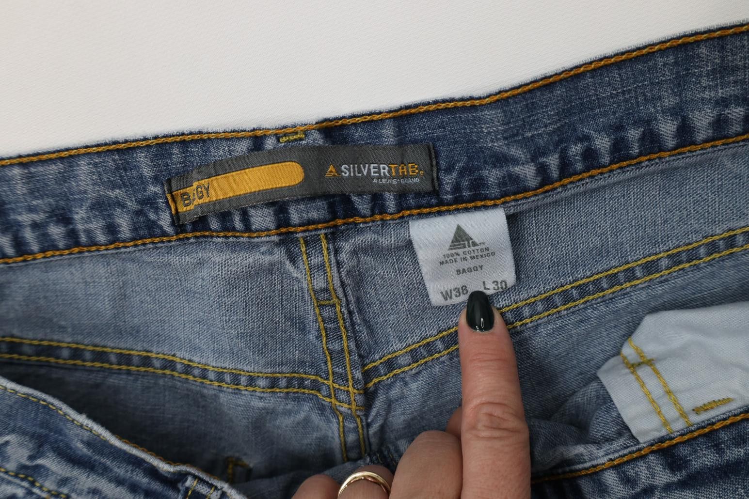 Levi's Vintage Y2K 2004 Levis SilverTab Fit Wide Leg Denim Jeans Size US 38 / EU 54 - 7 Thumbnail