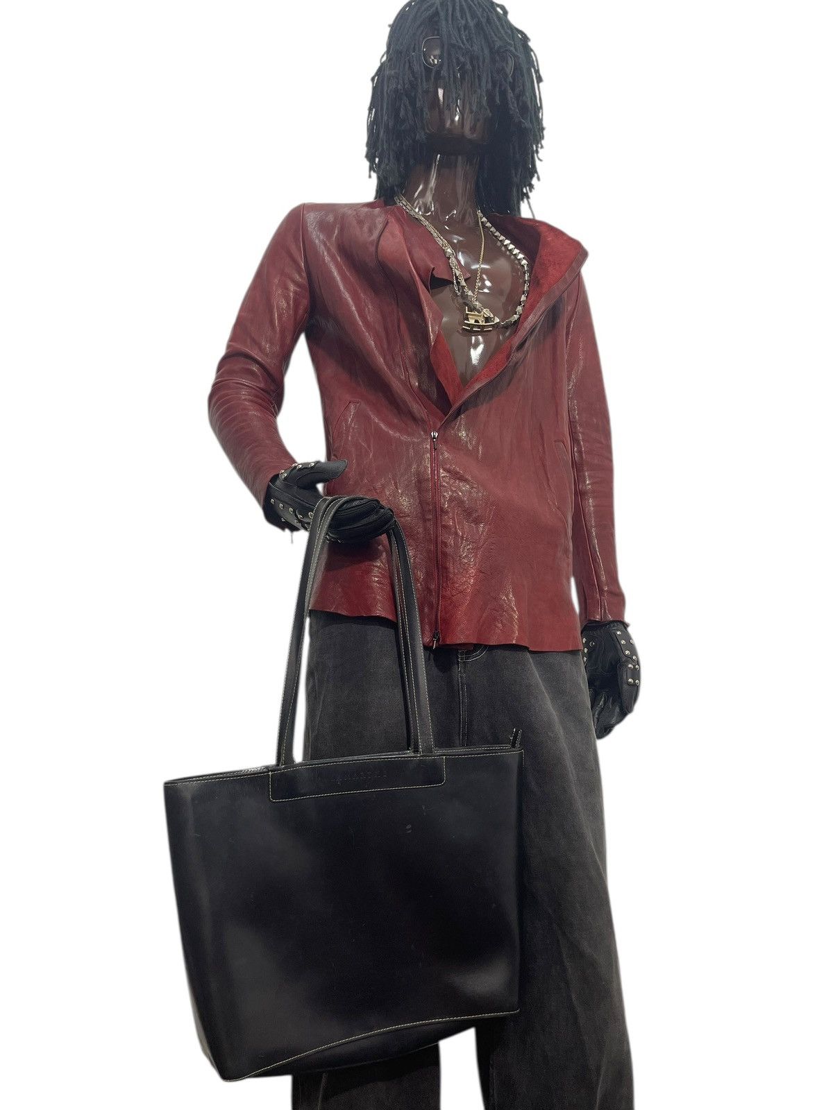 Genuine Leather Full Leather Vtg Lamarthe Shoulder Bag 2🟩1 Size ONE SIZE - 4 Thumbnail