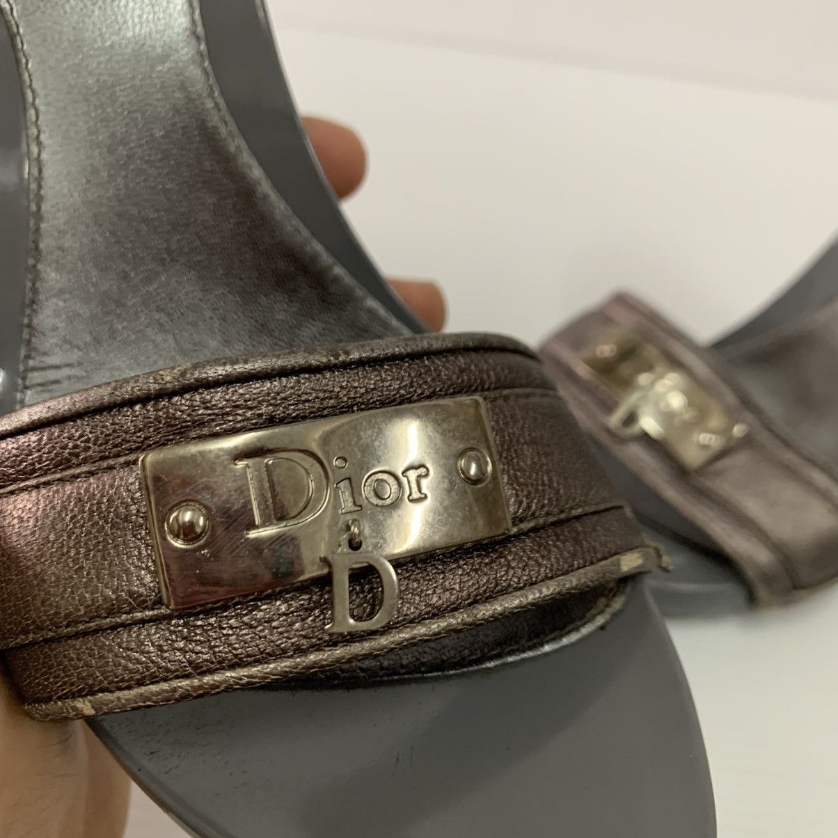 Christian Dior Monsieur Dior Leather Heels Size US 6.5 / IT 36.5 - 13 Thumbnail