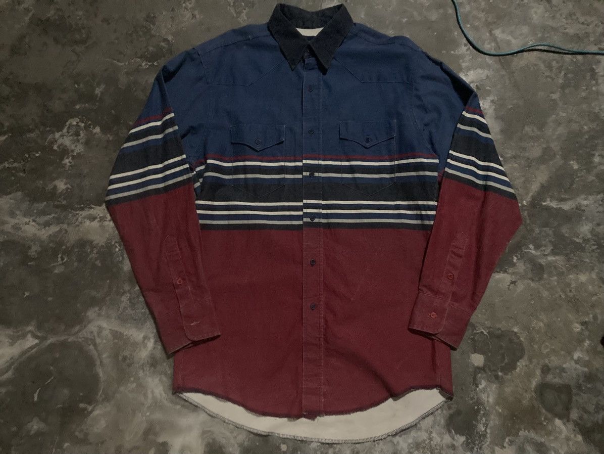 Wrangler Vintage Wrangler Western Shirt Size US L / EU 52-54 / 3 - 1 Thumbnail