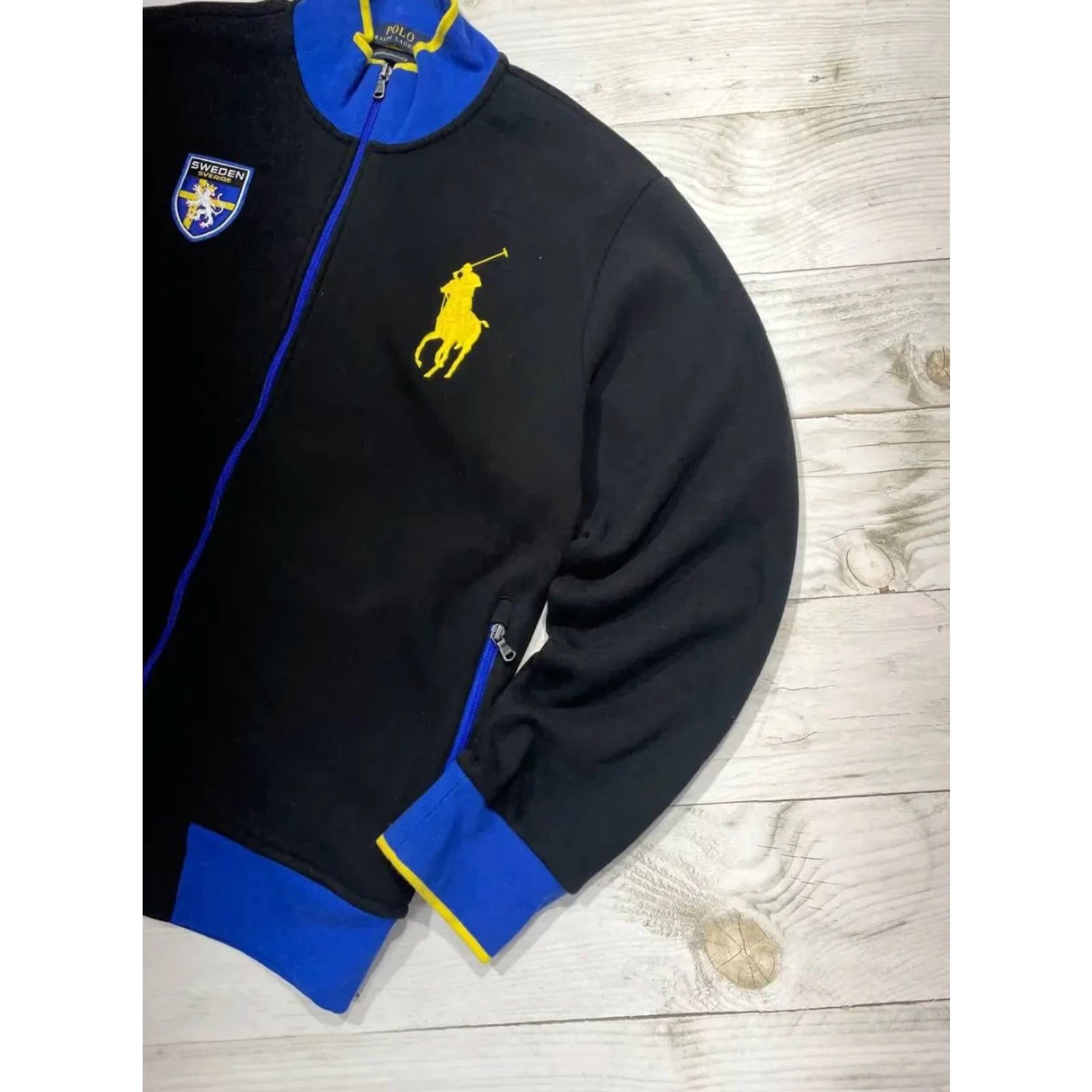 Polo Ralph Lauren Polo Ralph Lauren Sweden Full Zip Sweatshirt Jacket Big Pony Men Size 2XL Black Size US XXL / EU 58 / 5 - 7 Thumbnail