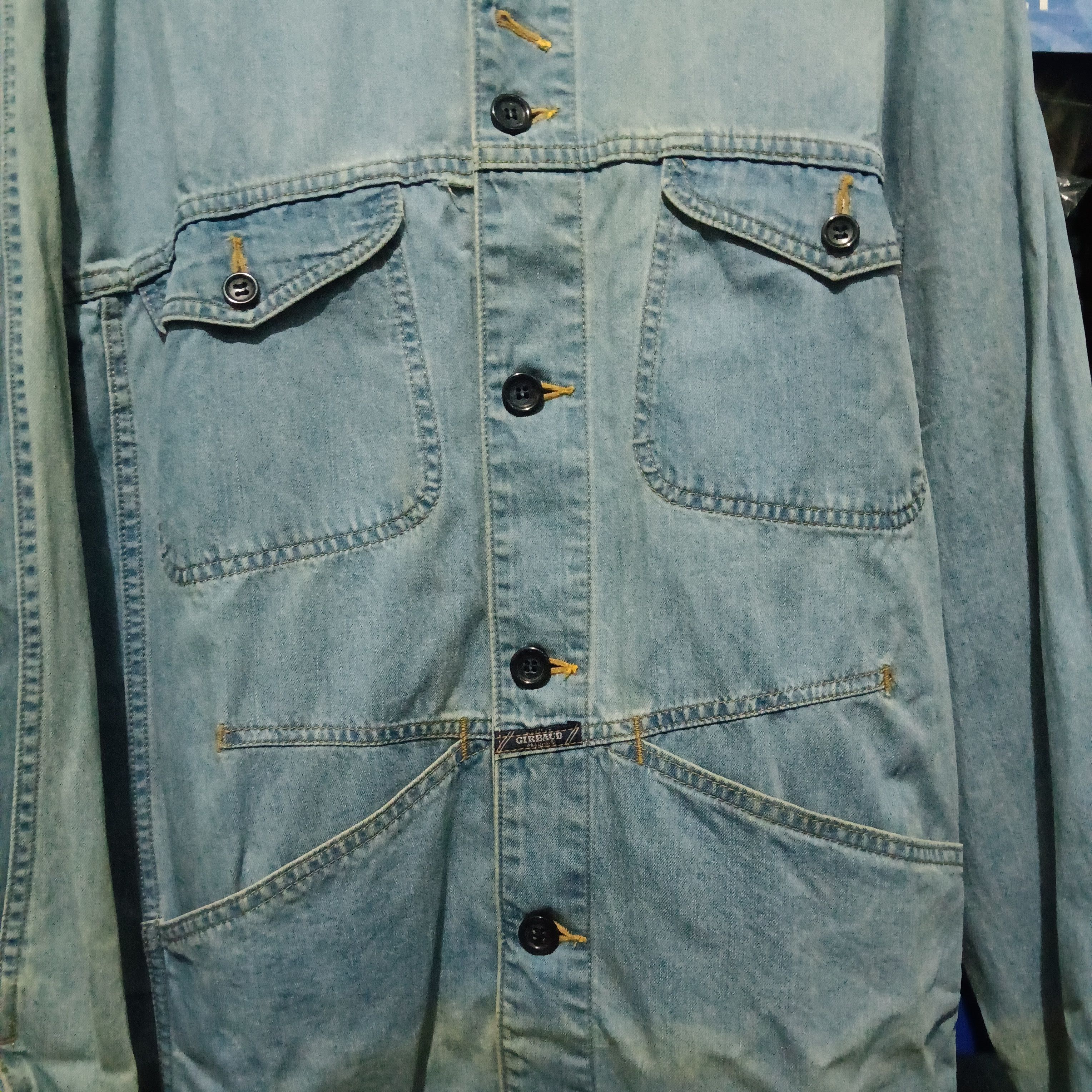 Marithe + Francois Girbaud Marithe francois girbaud denim chore jacket Size US XL / EU 56 / 4 - 3 Thumbnail