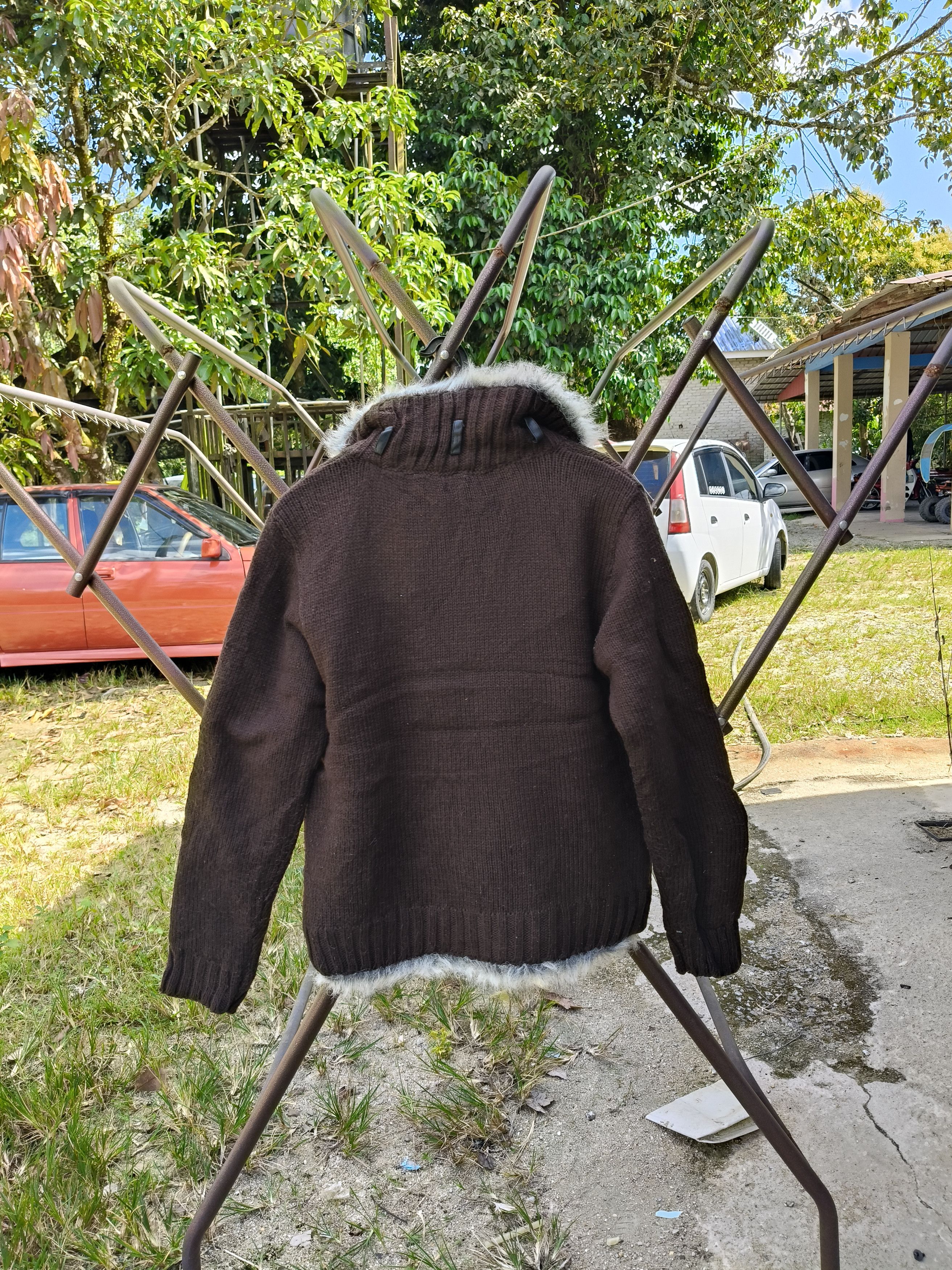 Japanese Brand Macalester Knitted Faux fur Jacket Size M / US 6-8 / IT 42-44 - 2 Thumbnail