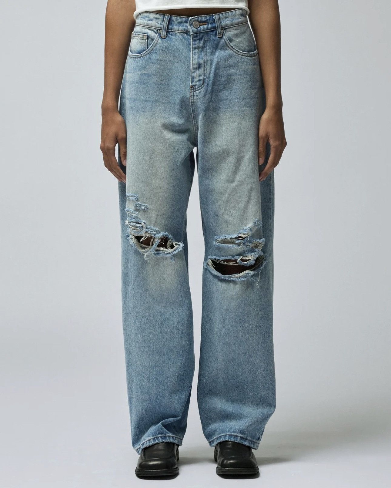 basketcase gallery LAX, blow out baggy denim v2 Size US 36 / EU 52 - 4 Thumbnail