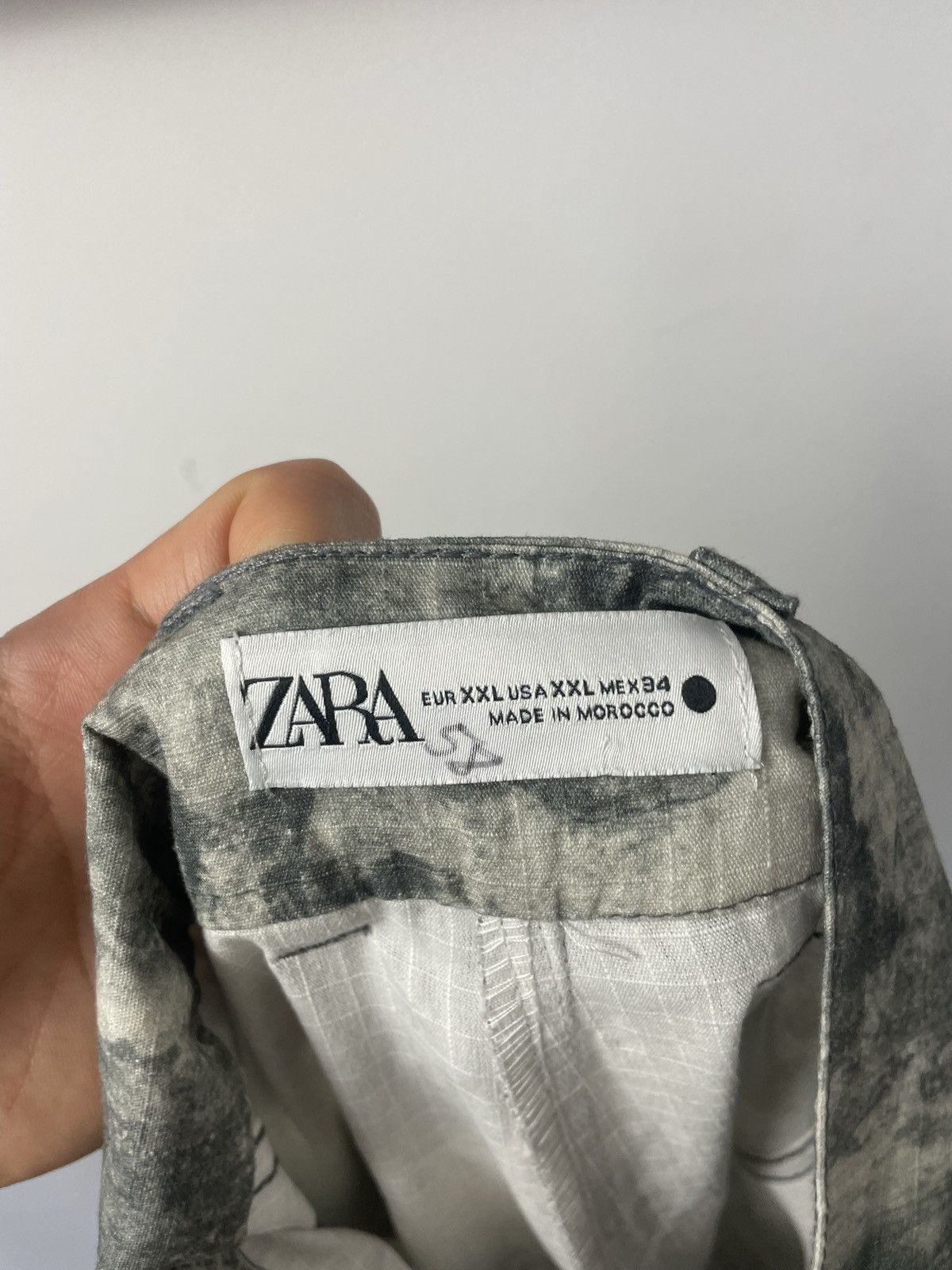 Zara Zara Relaxed Oversize Cargo Pants Multipocket Snow Camo Rare Size US 38 / EU 54 - 5 Thumbnail