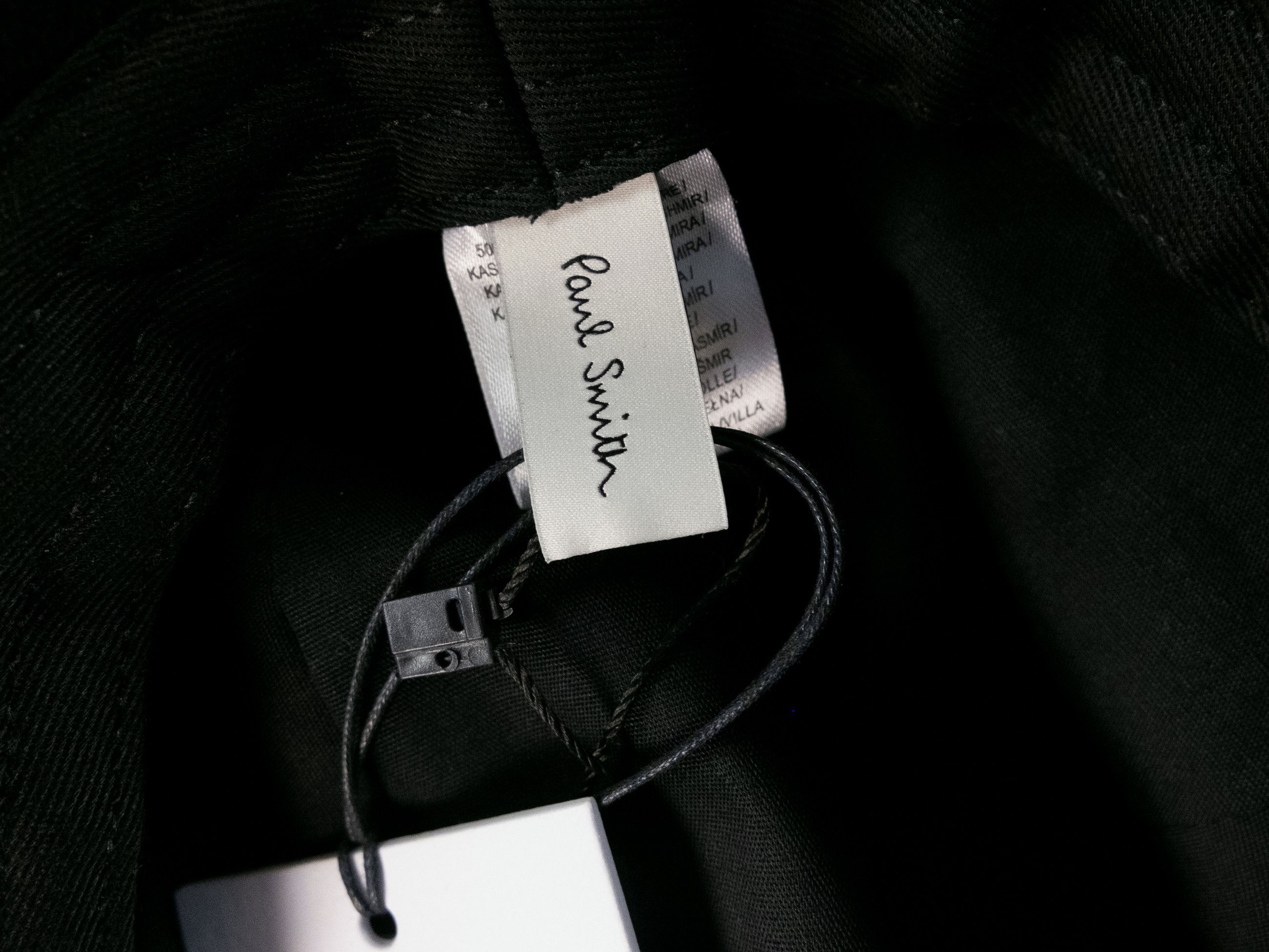 Paul Smith PAUL SMITH black cashmere wool stripe bucket hat Medium Size ONE SIZE - 8 Thumbnail
