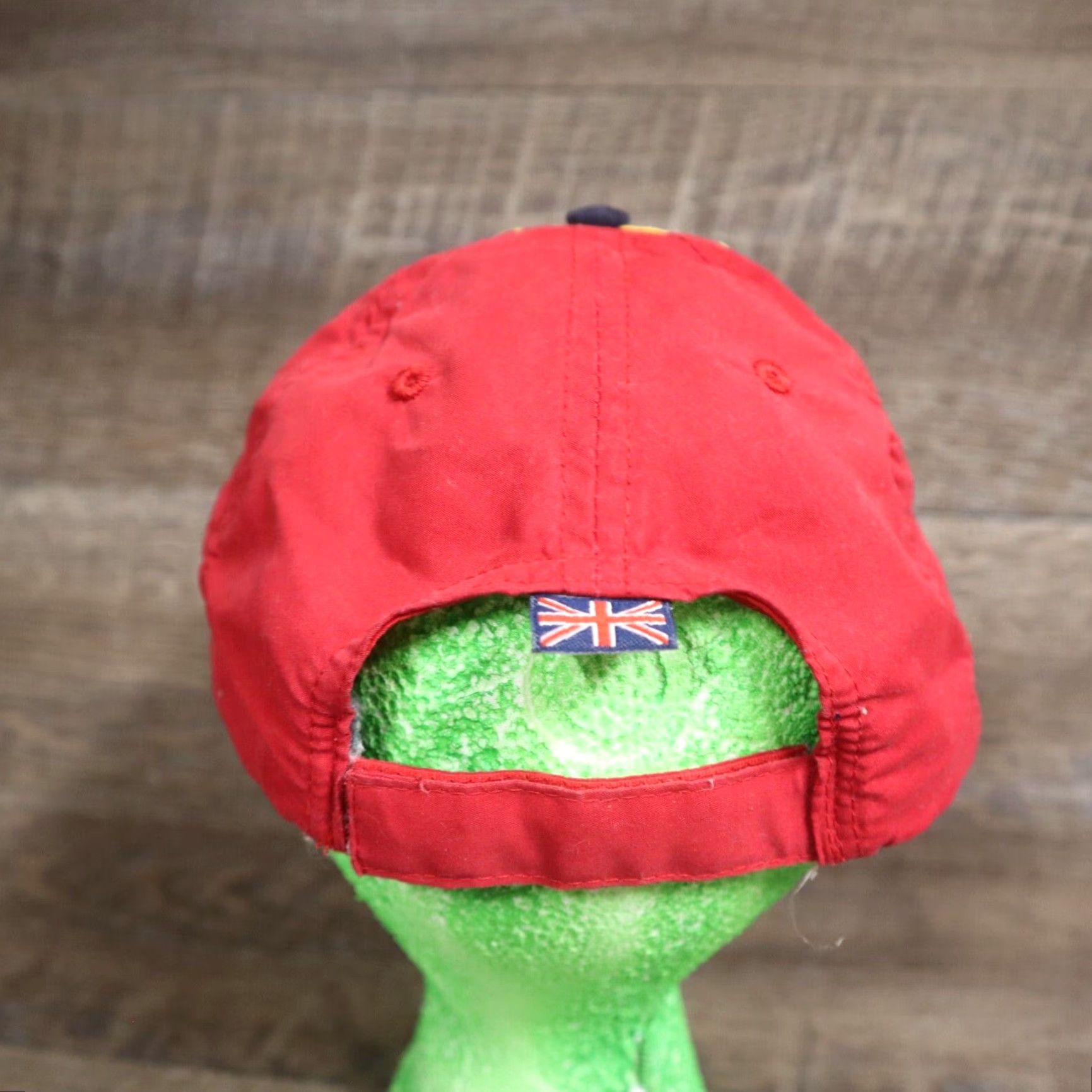 Vintage VINTAGE Hat London England Union Flag Vacation Travel Blue Red Cap Adult Adjustable Size ONE SIZE - 4 Thumbnail